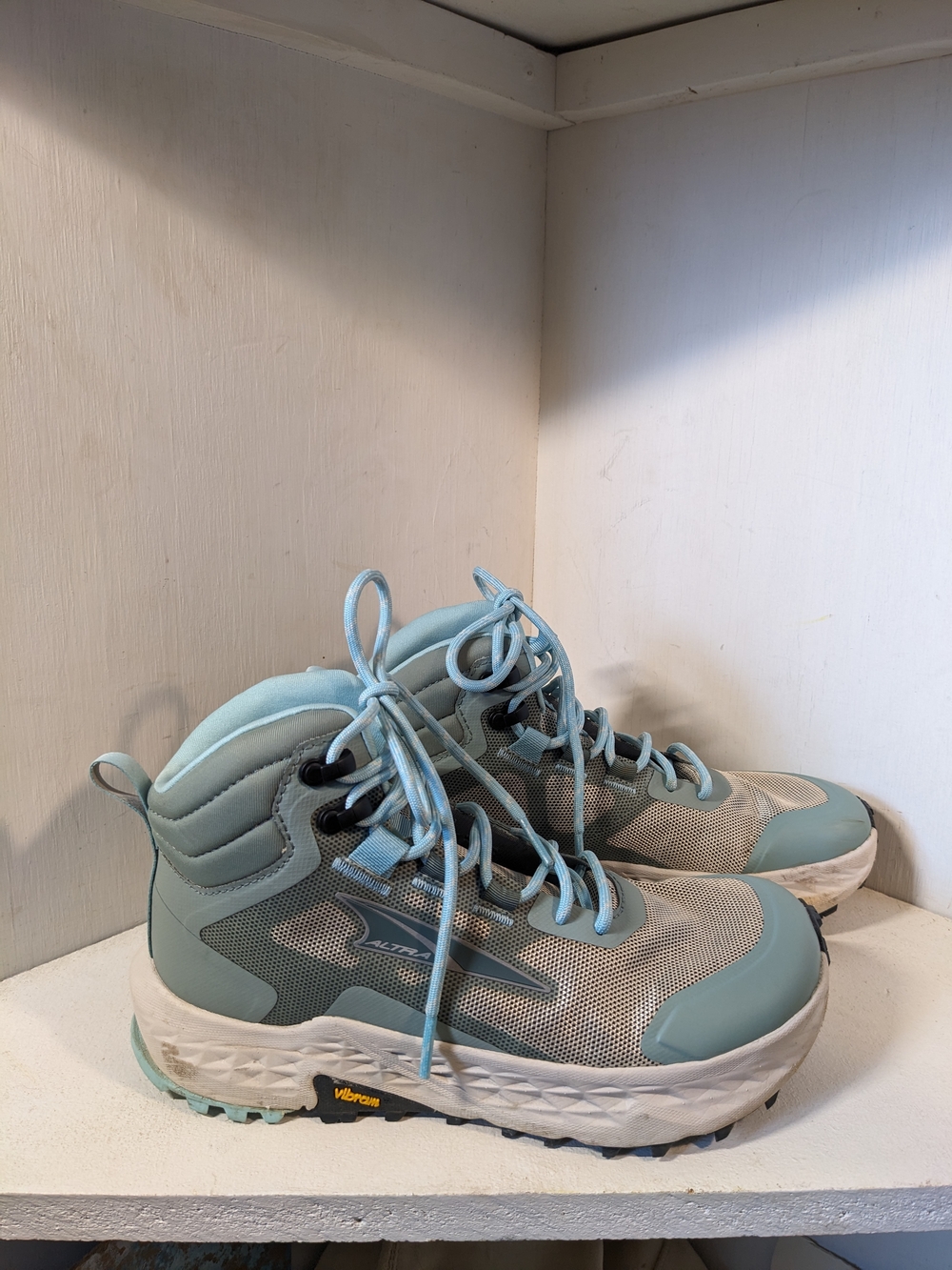 Altra Women's Light Blue Mesh Trail Sneakers - Picture 6 of 9